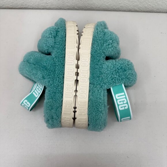 Ugg Oh Fluffita Platform Curly Sheepskin Slippers Shoes 1120876 Womens size 7 - Picture 8 of 10